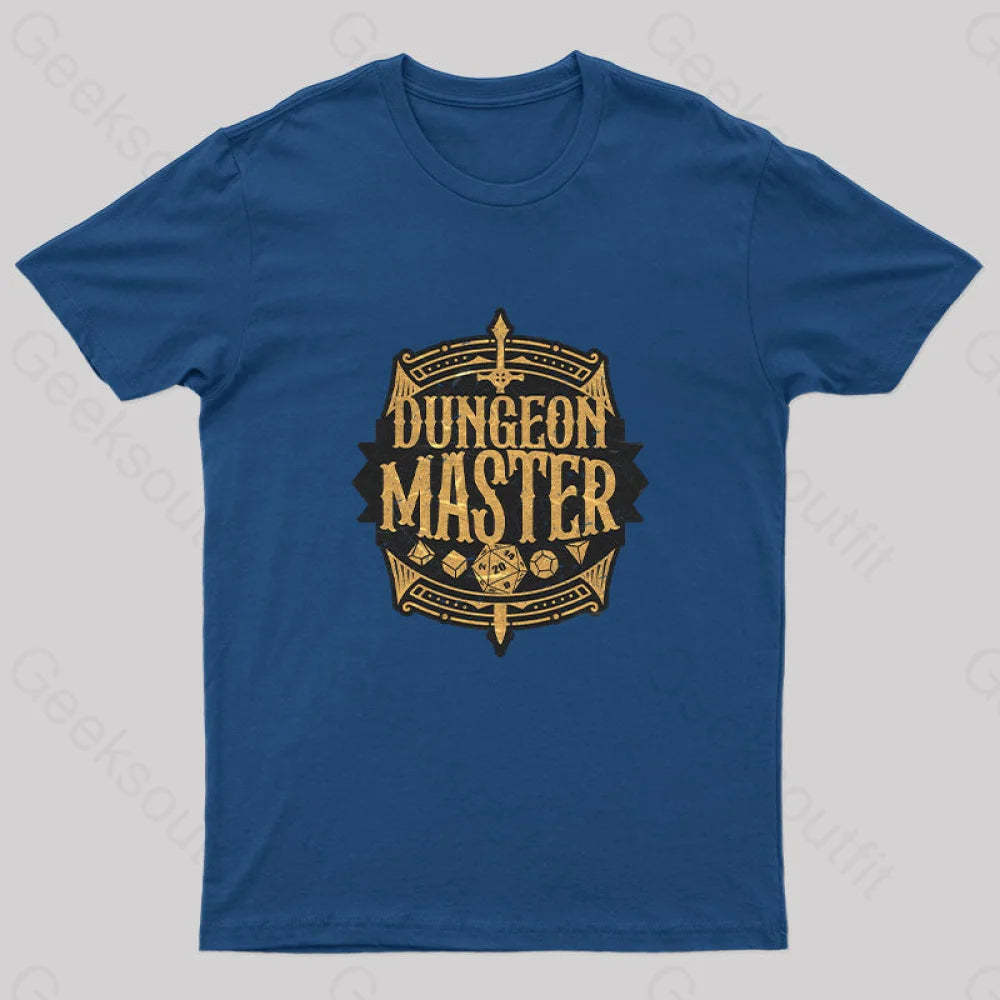 Dungeon Master Nerd T-Shirt Navy / S Yc