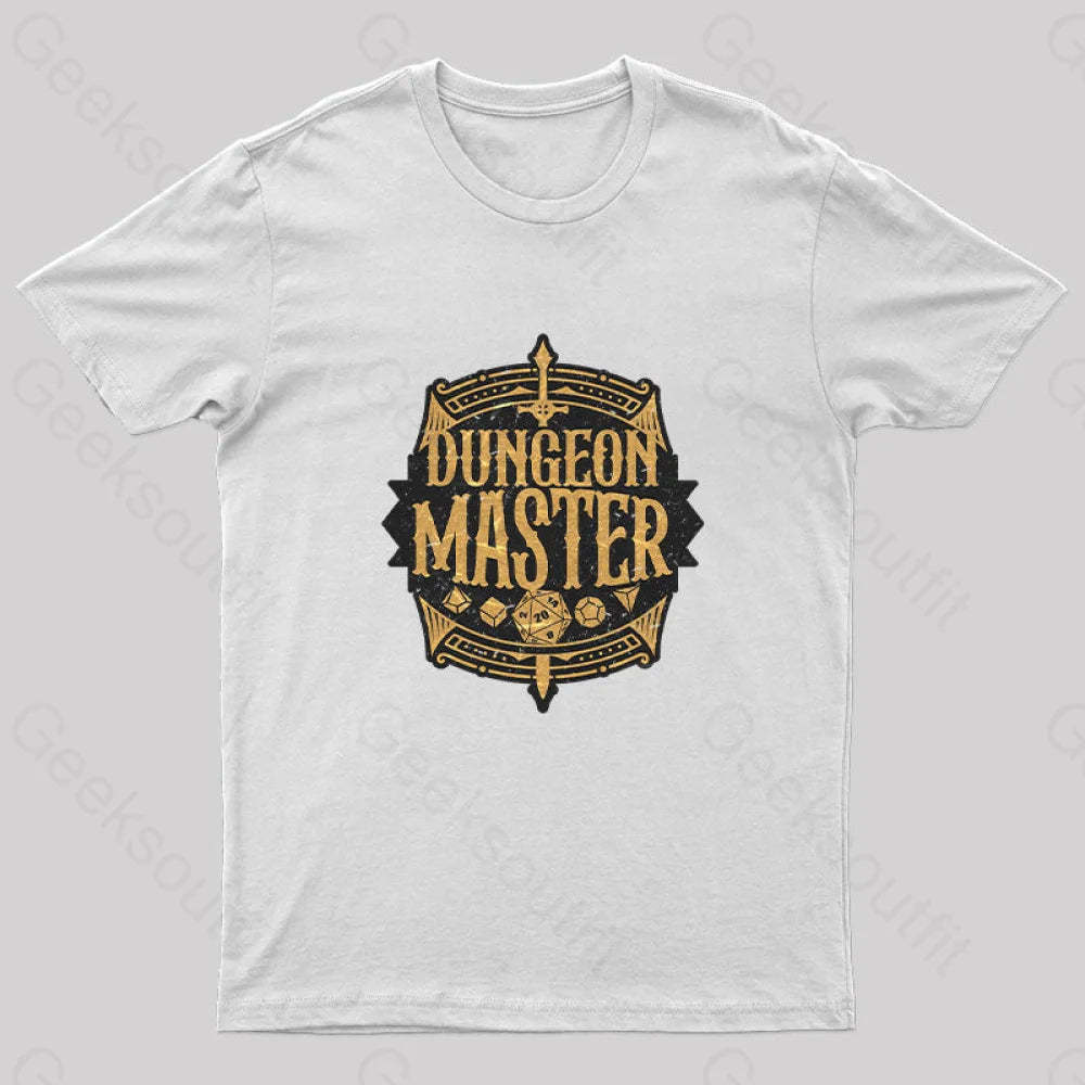 Dungeon Master Nerd T-Shirt White / S Yc