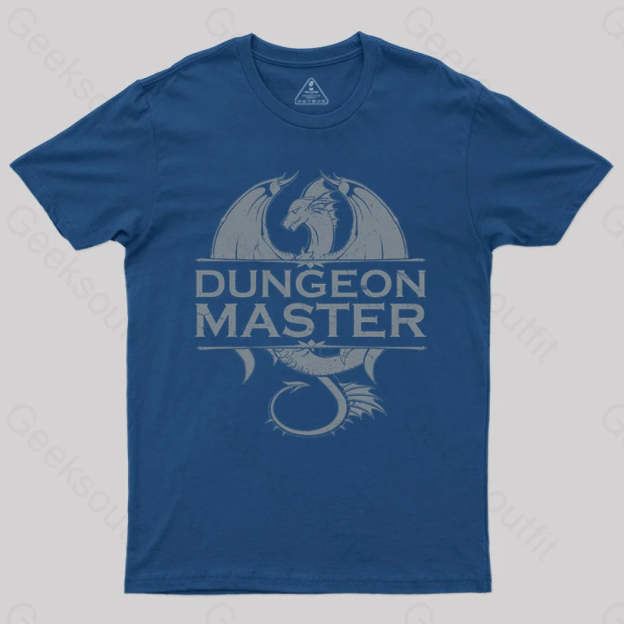 Dungeon Master - Rpg Gamer T-Shirt Navy / S