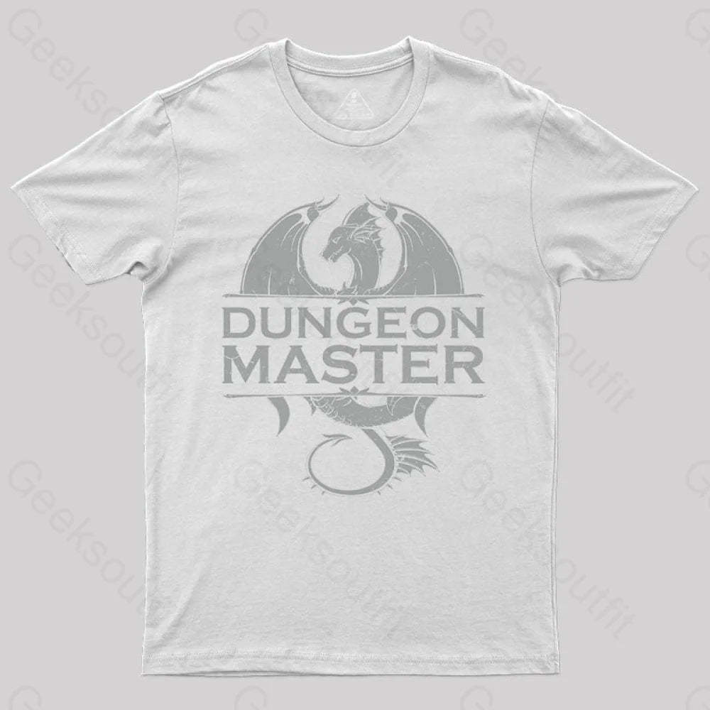 Dungeon Master - Rpg Gamer T-Shirt White / S