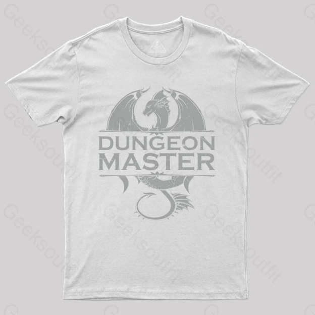 Dungeon Master - Rpg Gamer T-Shirt White / S
