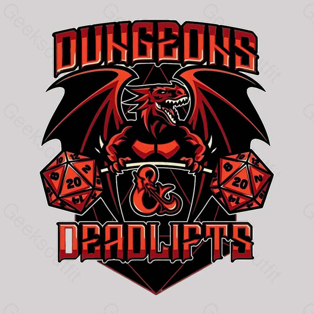 Dungeons And Deadlifts Nerd T-Shirt