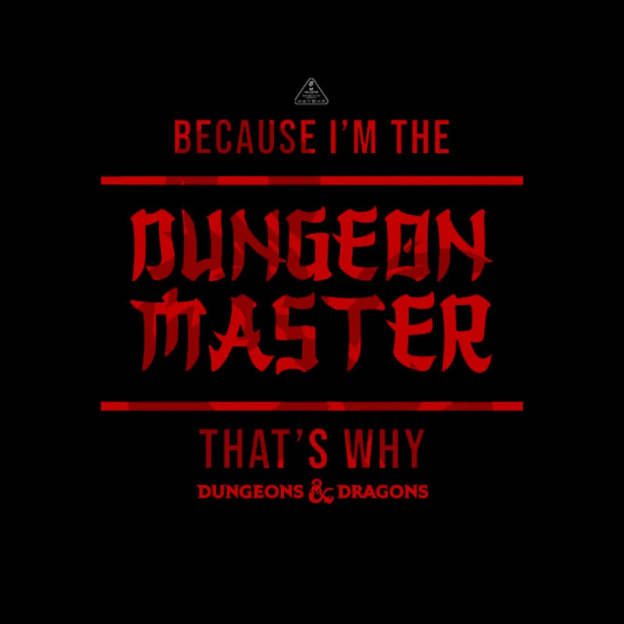 Dungeons And Dragons - Dungeon Master Geek T-Shirt