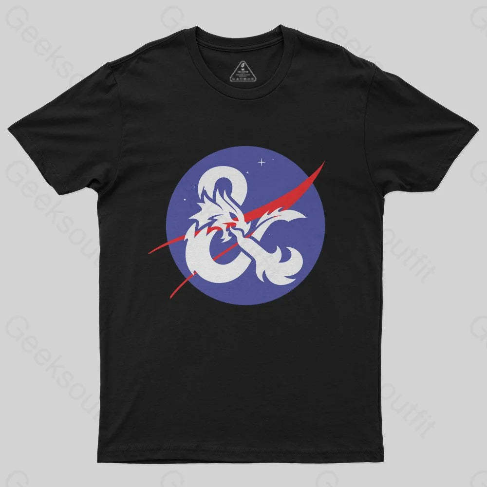 Dungeons And Dragons Nasa T-Shirt - Geeksoutfit