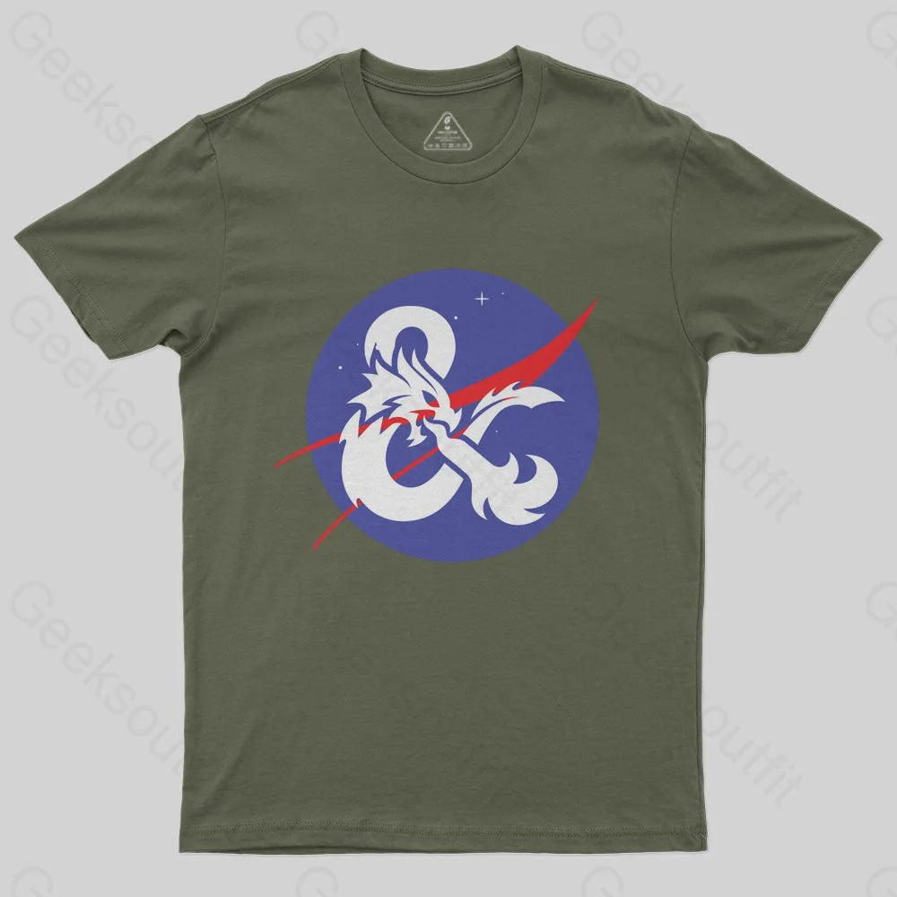 Dungeons And Dragons Nasa T-Shirt - Geeksoutfit