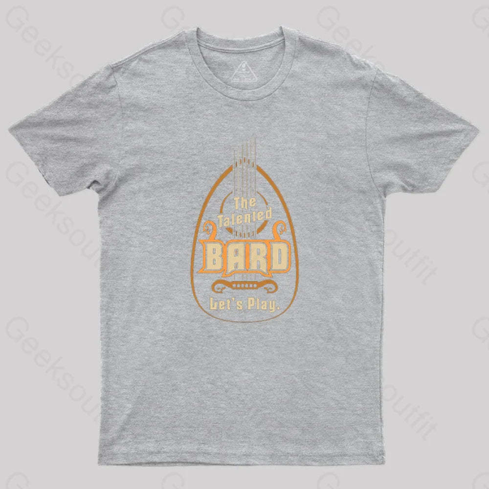 Dungeons & Dragons Bard Class T-Shirt Grey / S