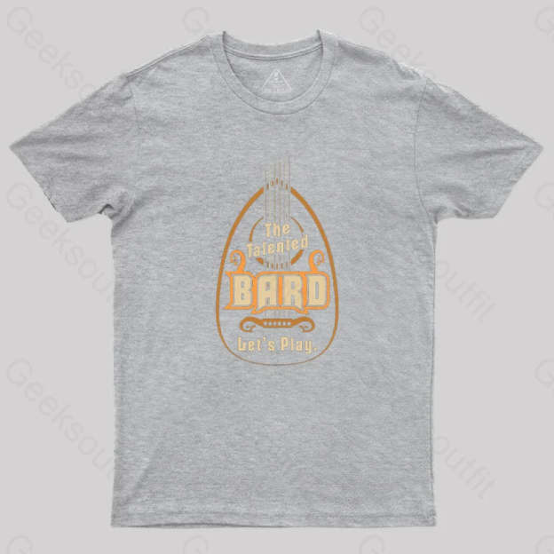 Dungeons & Dragons Bard Class T-Shirt Grey / S