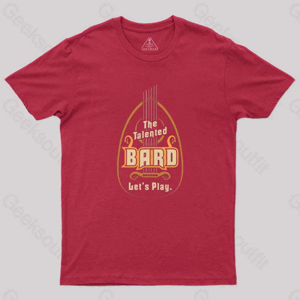 Dungeons & Dragons Bard Class T-Shirt Red / S