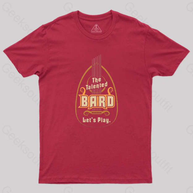 Dungeons & Dragons Bard Class T-Shirt Red / S