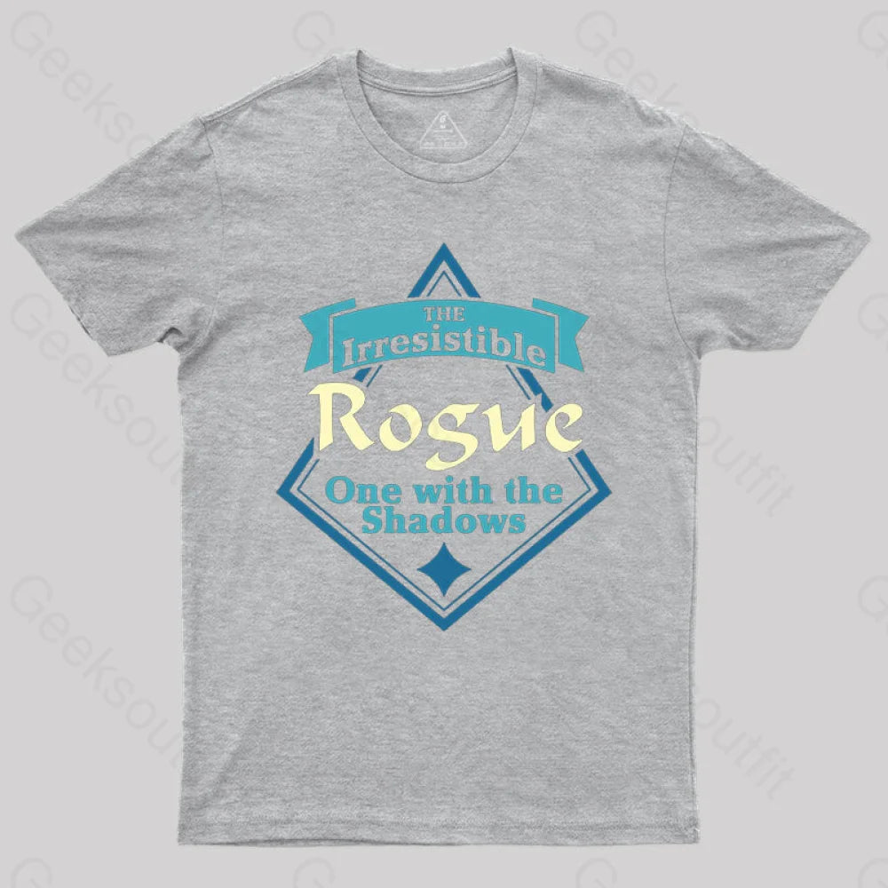 Dungeons & Dragons Rogue Class T-Shirt Grey / S