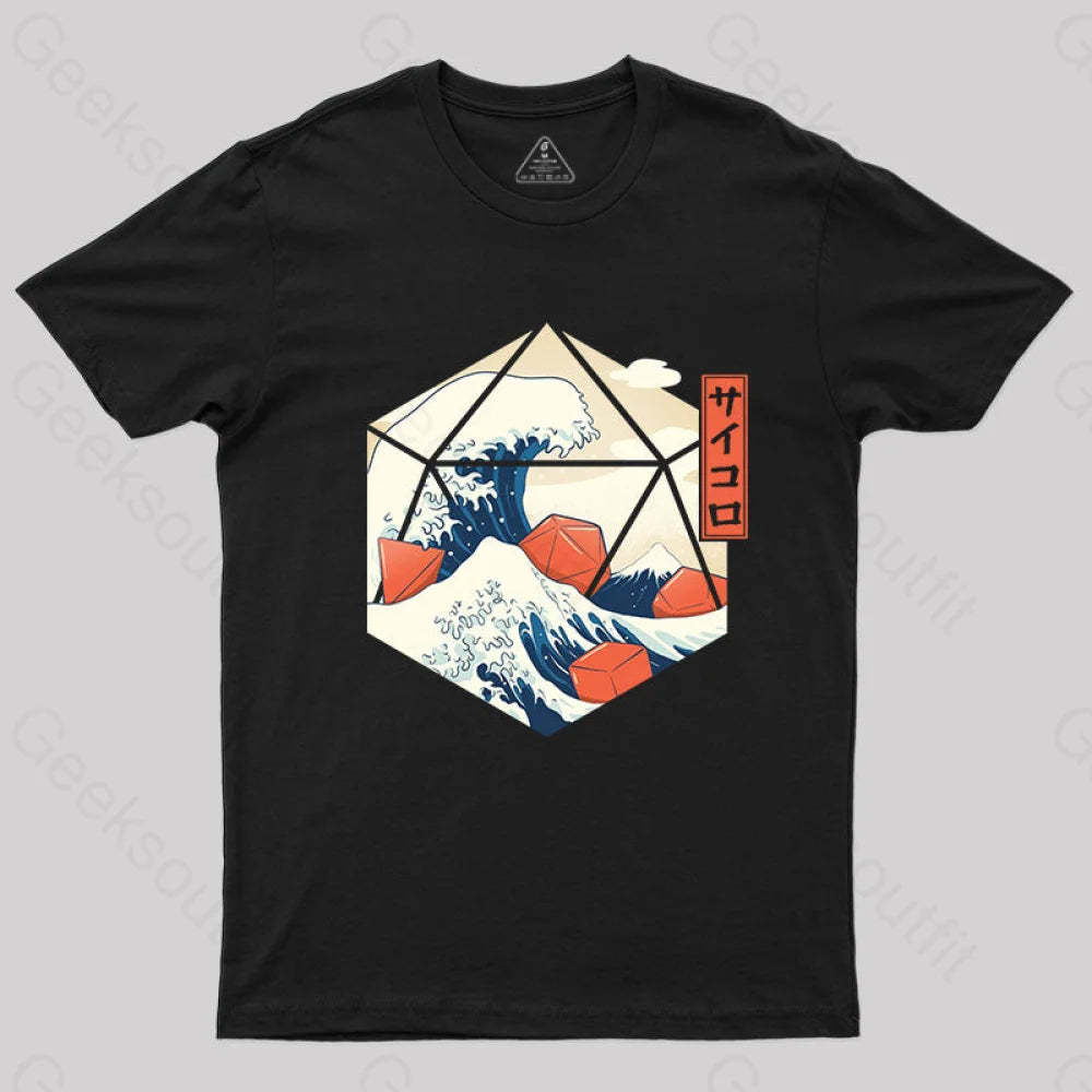 Dungeons & Dragons Waves T-Shirt Black / S