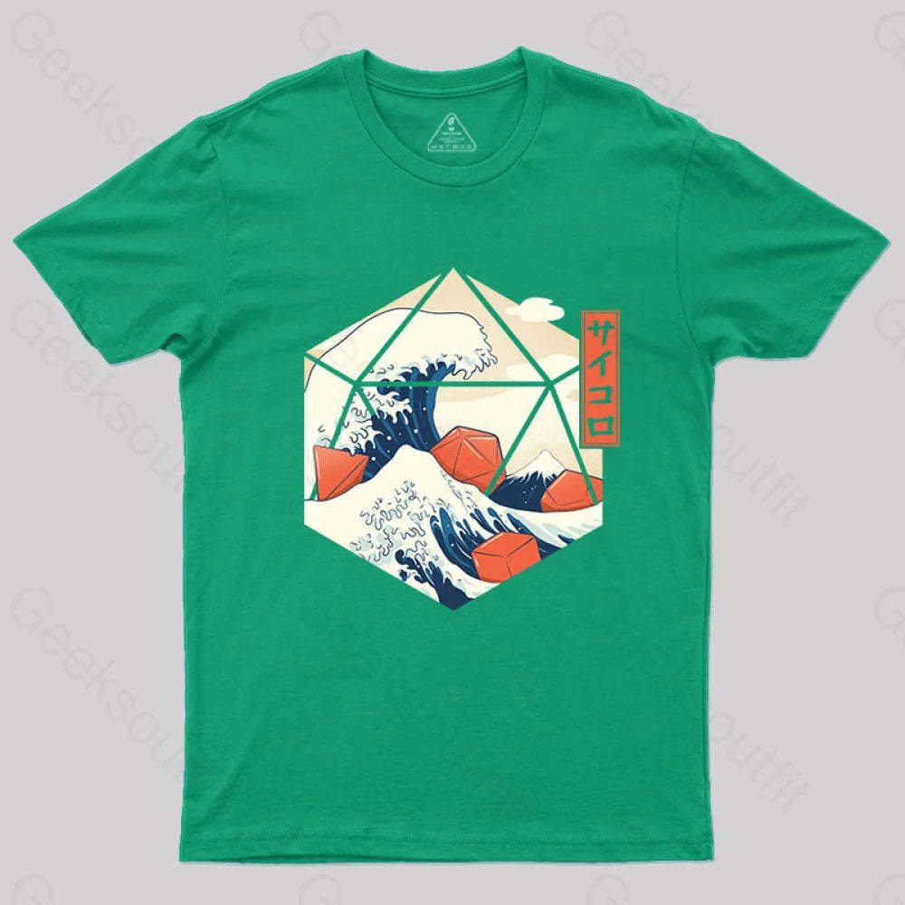 Dungeons & Dragons Waves T-Shirt Green / S