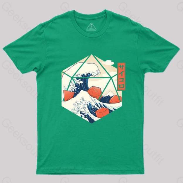Dungeons & Dragons Waves T-Shirt Green / S