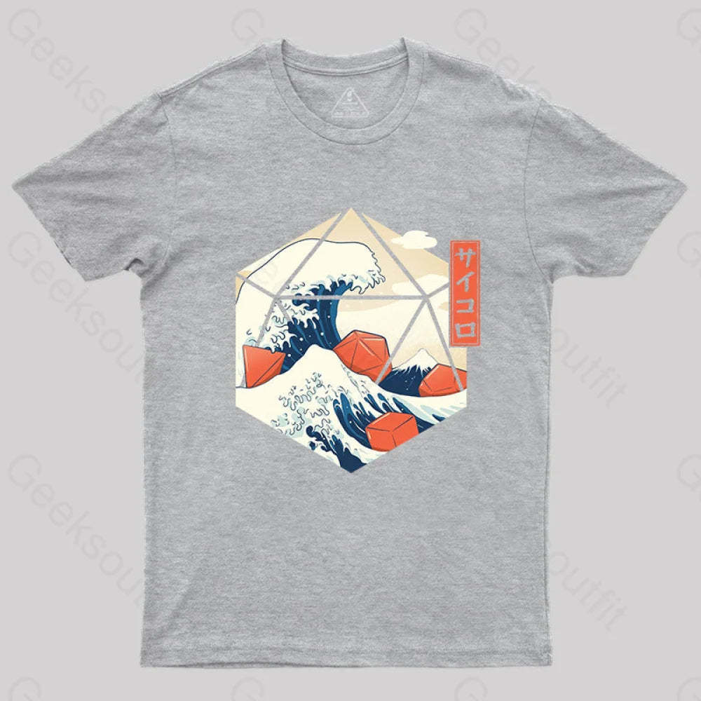 Dungeons & Dragons Waves T-Shirt Grey / S