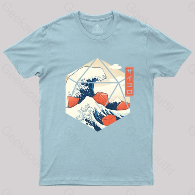 Dungeons & Dragons Waves T-Shirt Light Blue / S