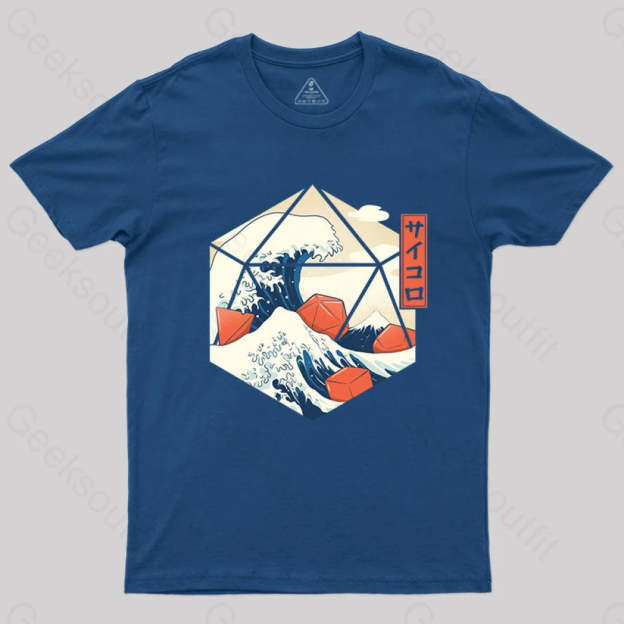 Dungeons & Dragons Waves T-Shirt Navy / S