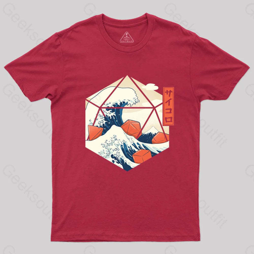 Dungeons & Dragons Waves T-Shirt Red / S