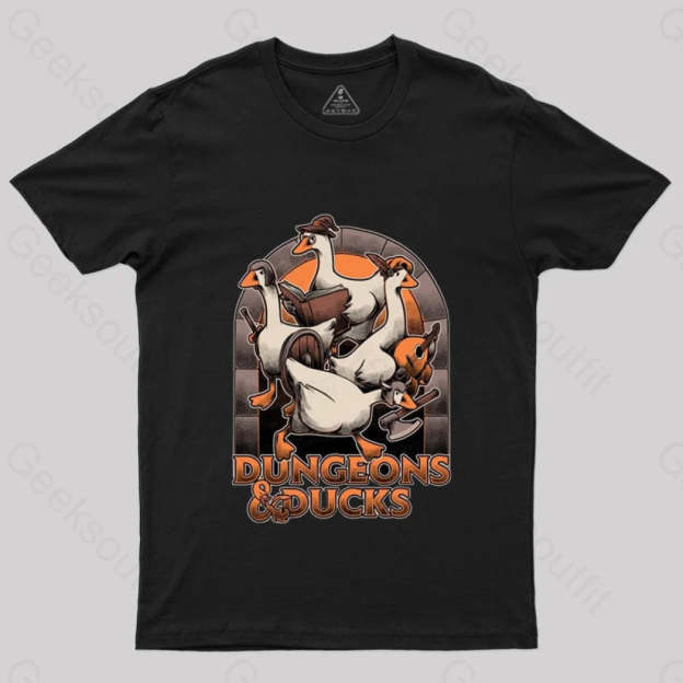 Dungeons & Ducks Nerd T-Shirt Black / S