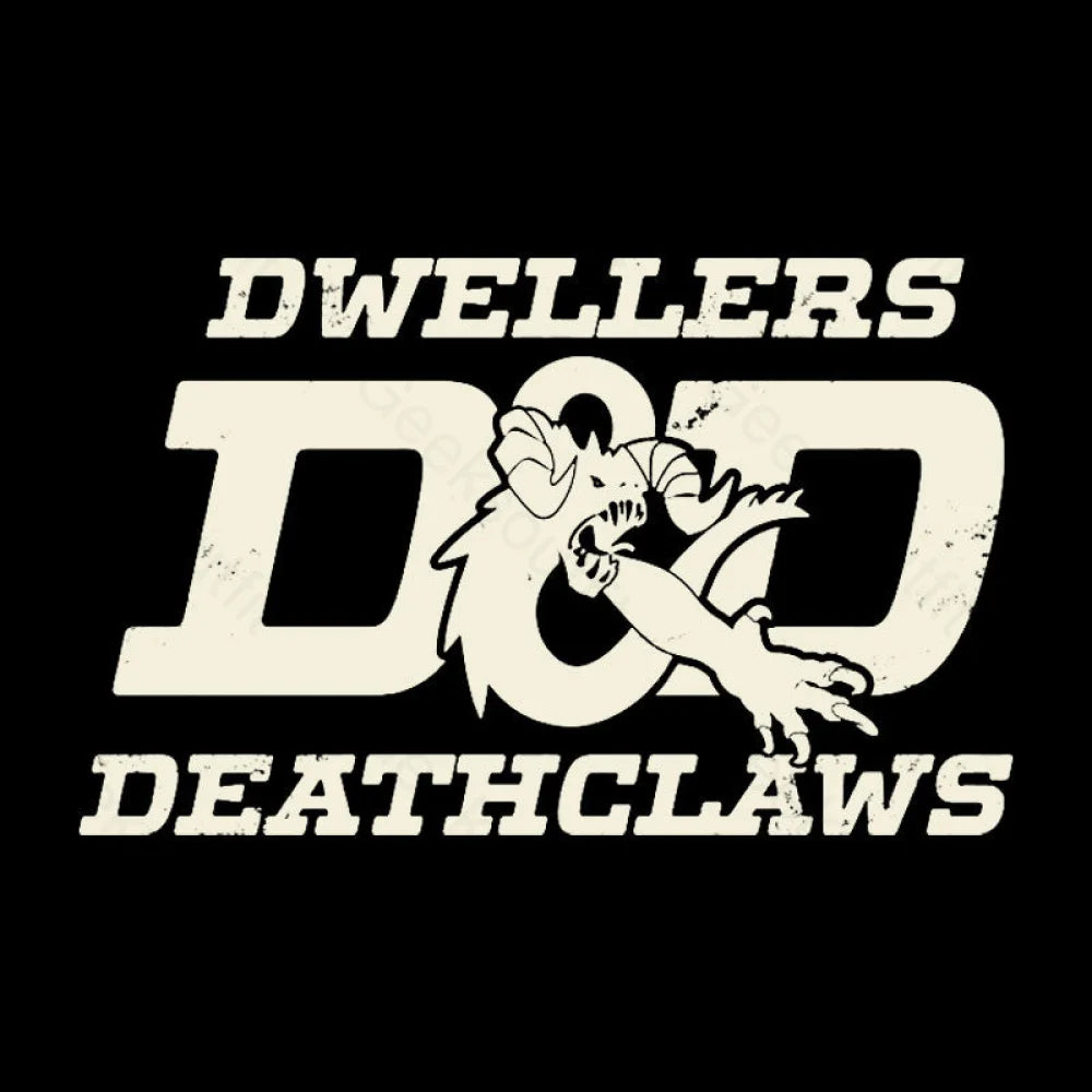 Dwellers And Deathclaws Nerd T-Shirt