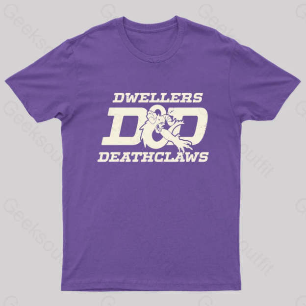 Dwellers And Deathclaws Nerd T-Shirt