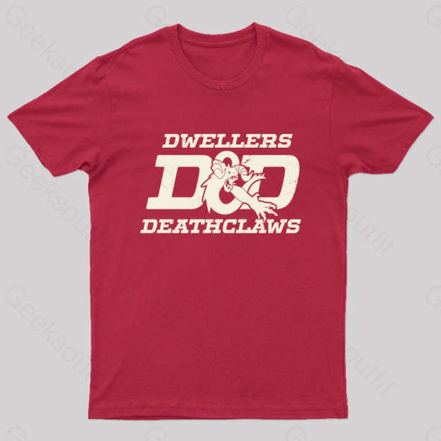 Dwellers And Deathclaws Nerd T-Shirt