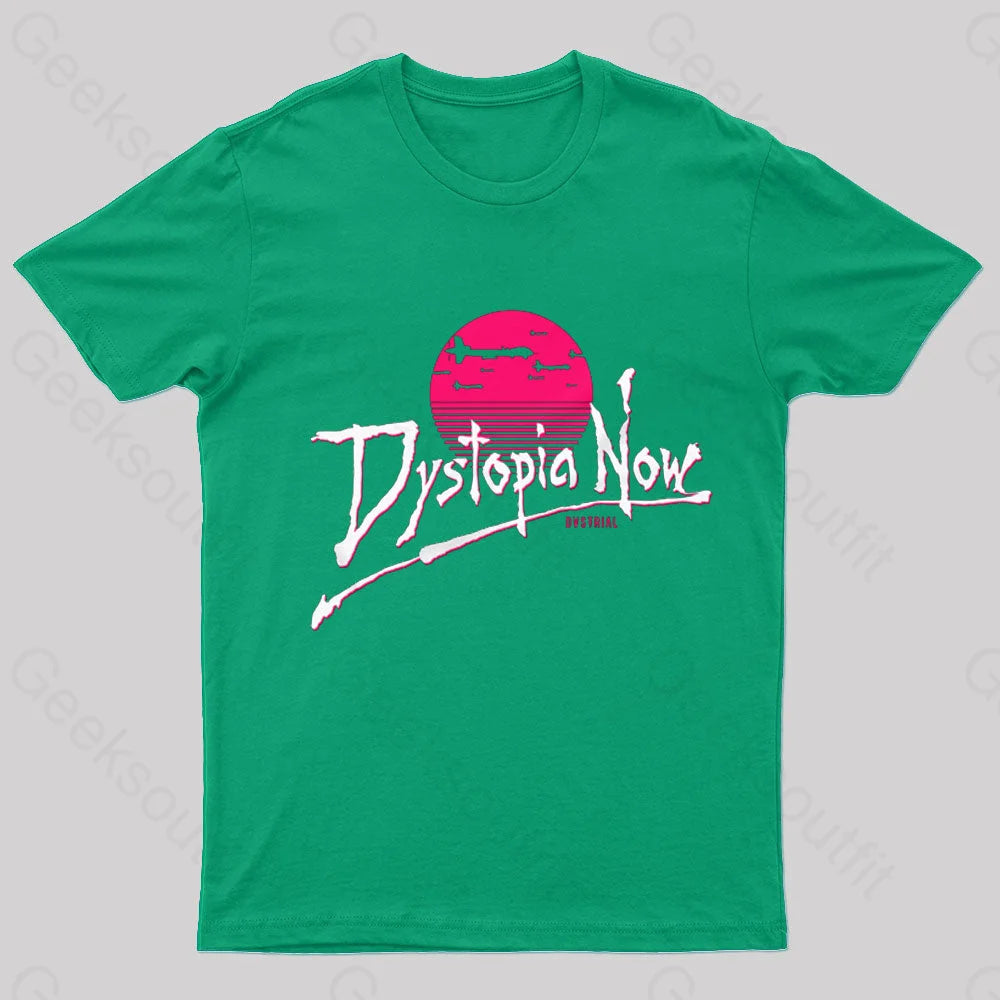 Dystopia Now Nerd T-Shirt Green / S