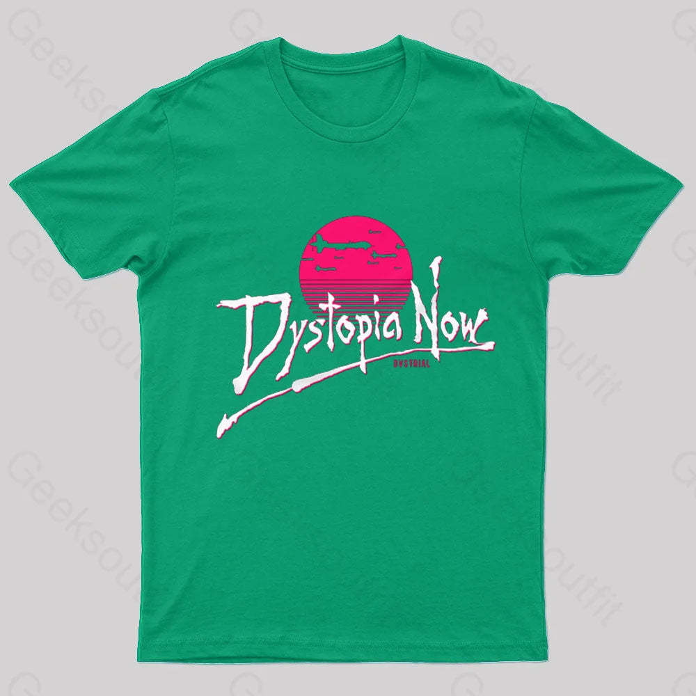 Dystopia Now Nerd T-Shirt Green / S