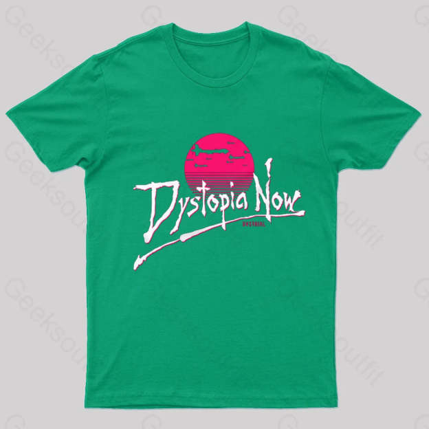 Dystopia Now Nerd T-Shirt Green / S