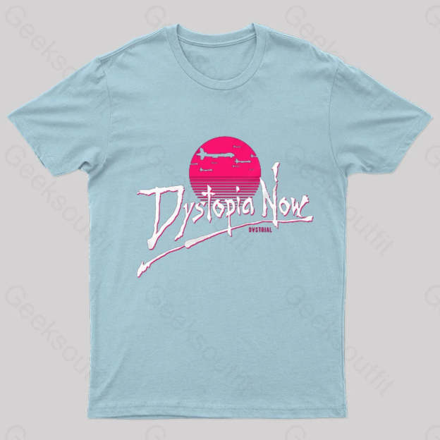 Dystopia Now Nerd T-Shirt Light Blue / S