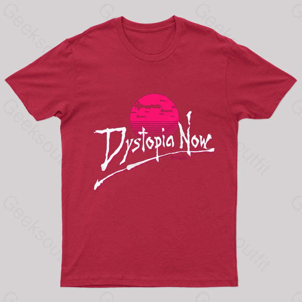 Dystopia Now Nerd T-Shirt Red / S