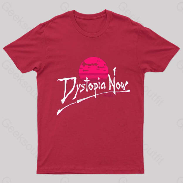 Dystopia Now Nerd T-Shirt Red / S