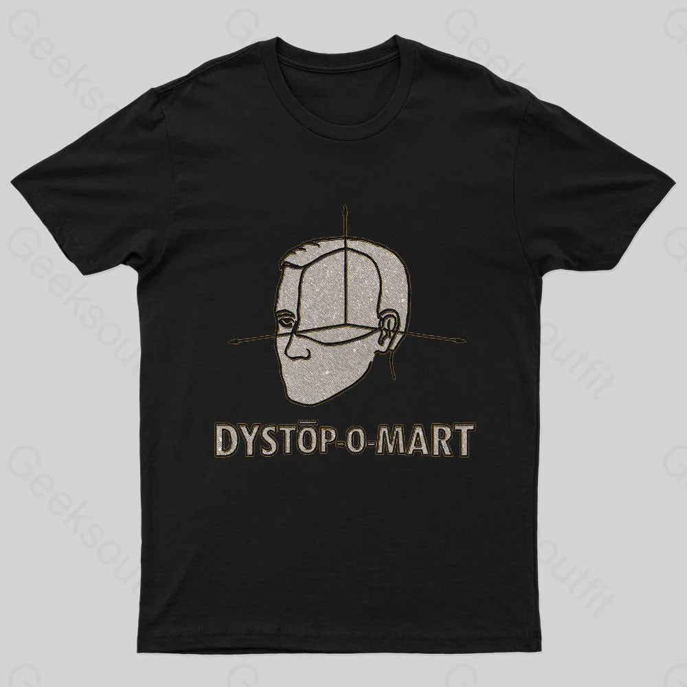 Dystopomart Geek T-Shirt Black / S