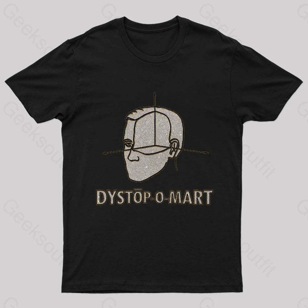Dystopomart Geek T-Shirt Black / S