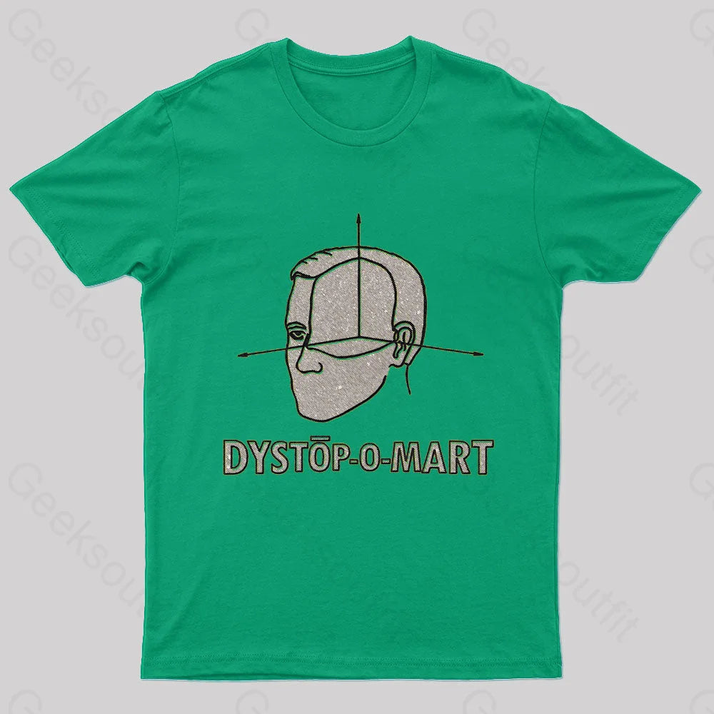 Dystopomart Geek T-Shirt Green / S