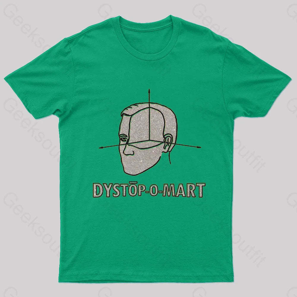 Dystopomart Geek T-Shirt Green / S