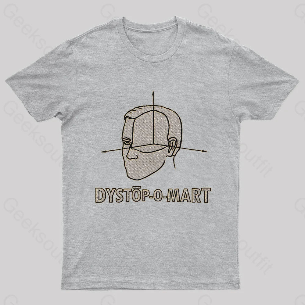 Dystopomart Geek T-Shirt Grey / S