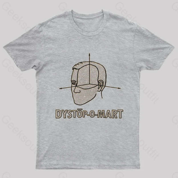 Dystopomart Geek T-Shirt Grey / S