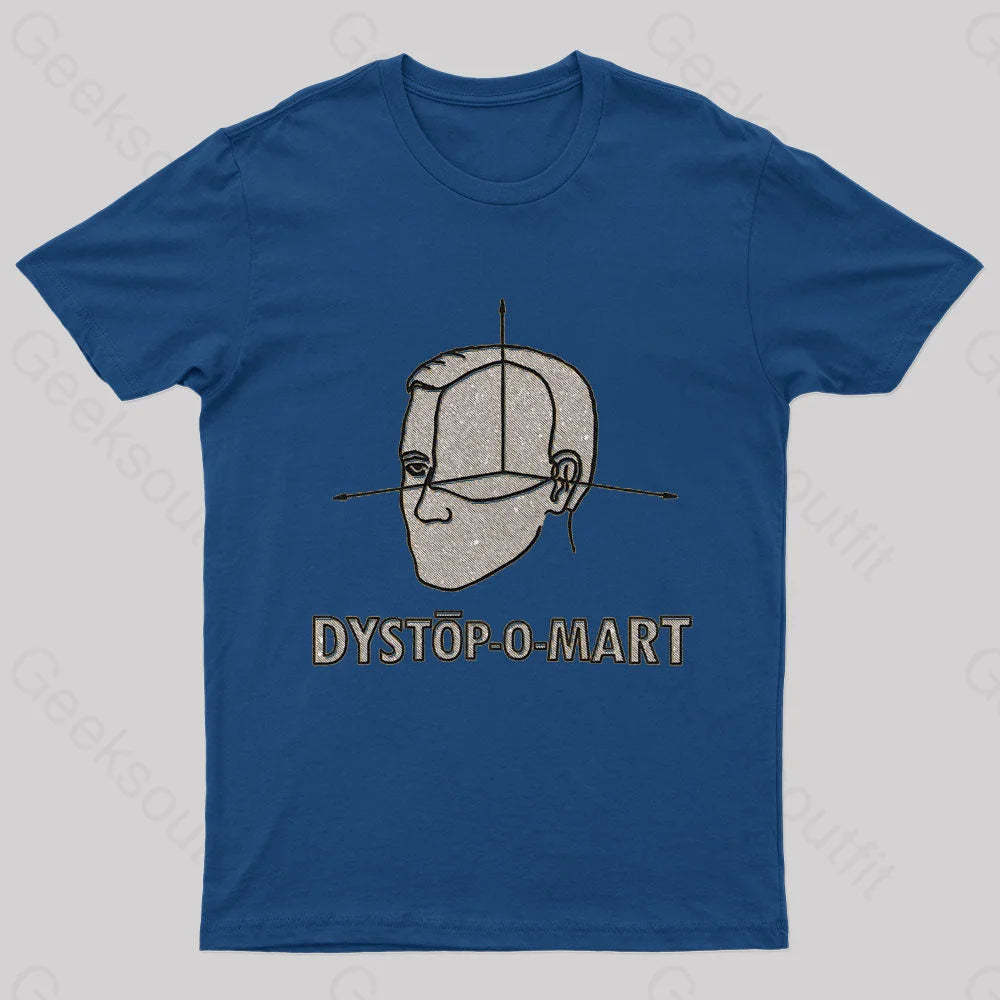 Dystopomart Geek T-Shirt Navy / S