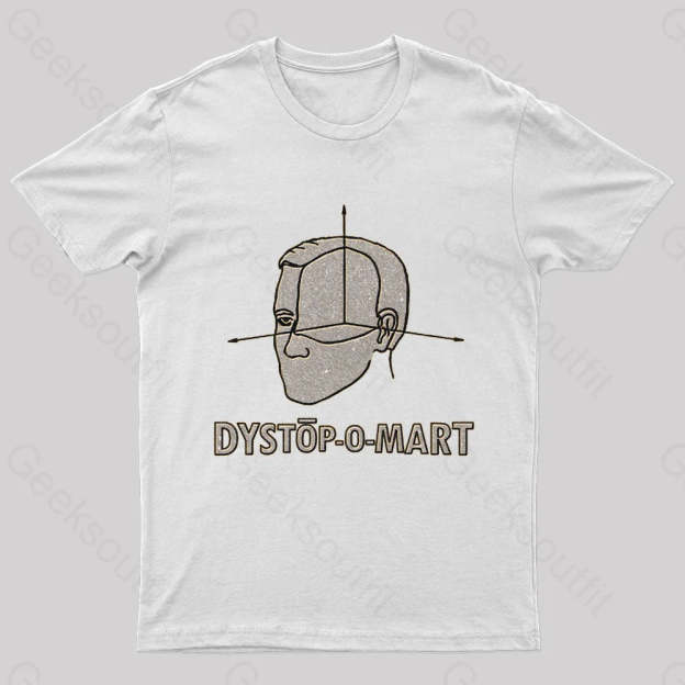 Dystopomart Geek T-Shirt White / S