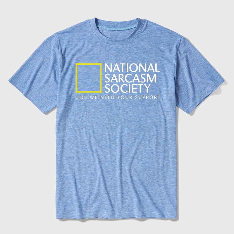 National Sarcasm Society Ultra Soft Heather Tees