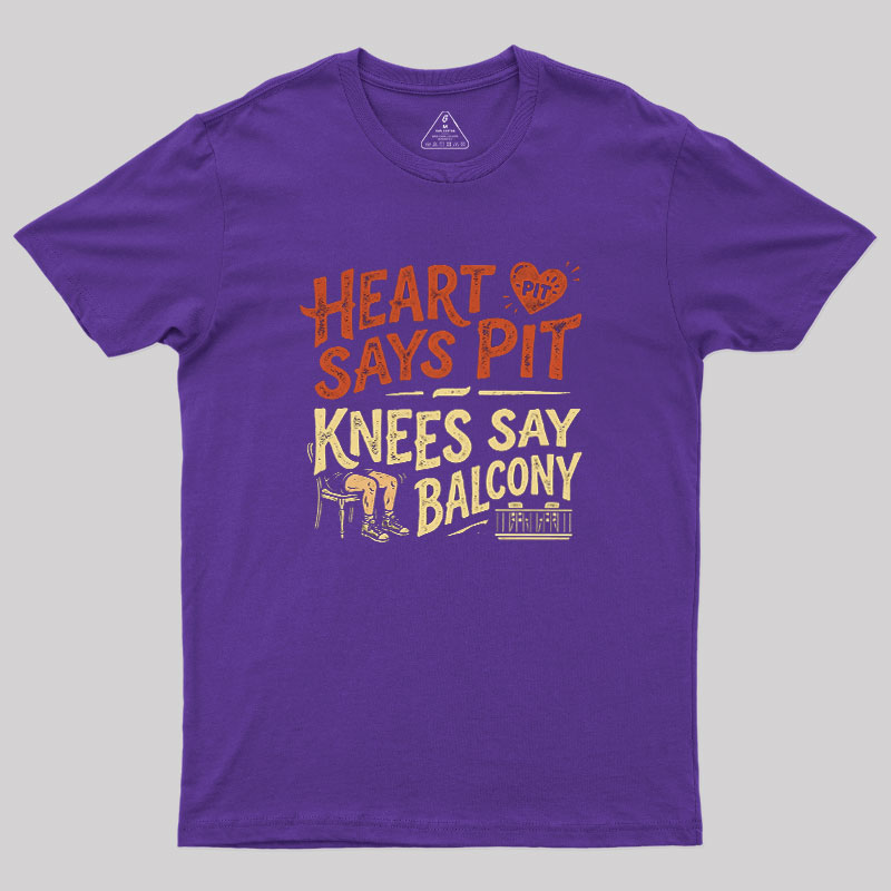 Heart Says Pit Geek T-Shirt