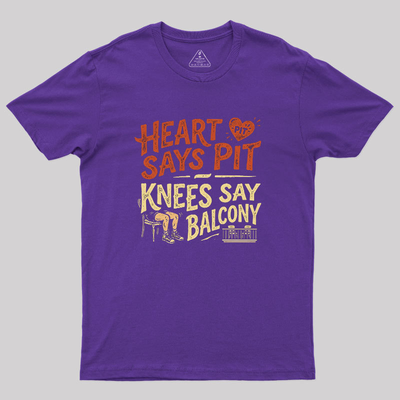 Heart Says Pit Geek T-Shirt