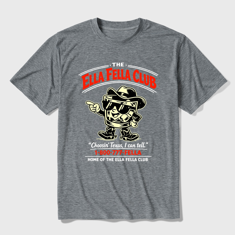 The Ella Fella Club Choosin Texas Ultra Soft Heather Tees
