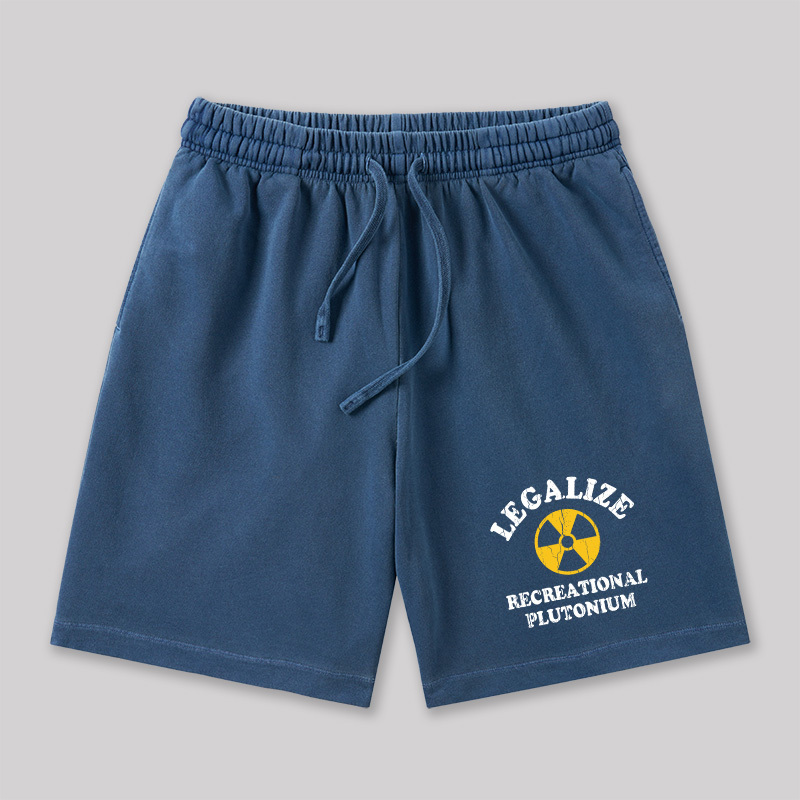 Legalize Recreational Plutonium Geeky Washed Shorts