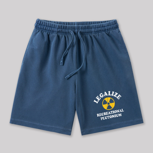 Legalize Recreational Plutonium Geeky Washed Shorts