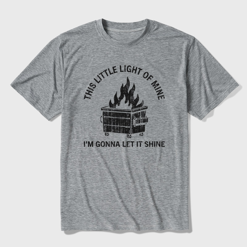 Dumpster Fire Ultra Soft Heather Tee