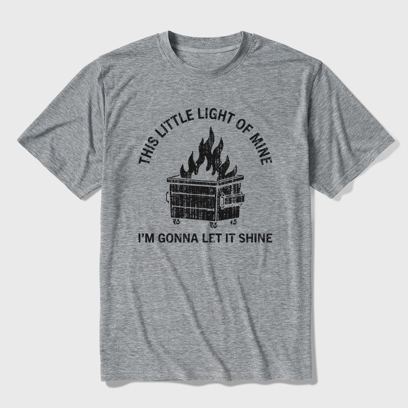 Dumpster Fire Ultra Soft Heather Tee
