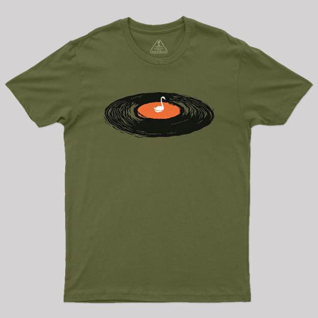 Swan Lake Vinyl Record Visual Geek T-Shirt