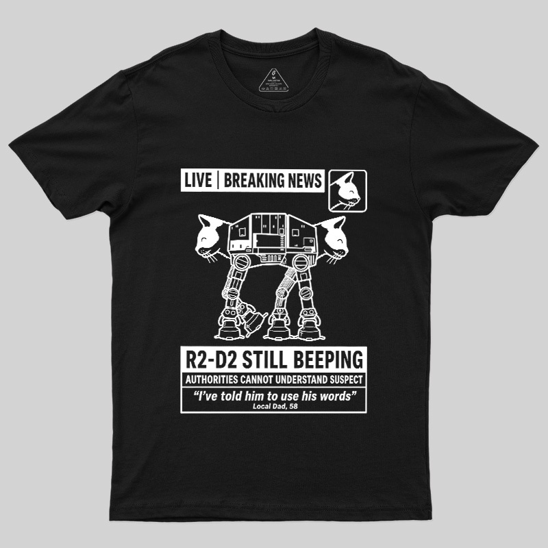 Cat Walker Still Beeping Geek T-Shirt