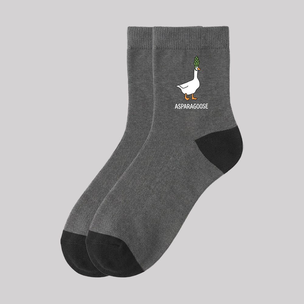 Asparagoose Geek Cotton Daily Socks